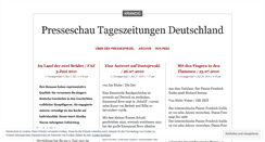 Desktop Screenshot of pressespiegel.wordpress.com