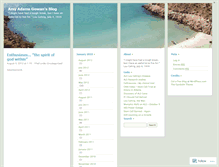 Tablet Screenshot of amyadamsgowan.wordpress.com