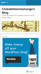 Mobile Screenshot of clubatletismolamanga.wordpress.com
