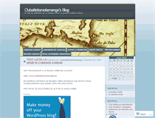 Tablet Screenshot of clubatletismolamanga.wordpress.com