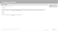 Desktop Screenshot of friezypopunlimited.wordpress.com