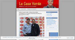 Desktop Screenshot of lacasaverdecpn.wordpress.com