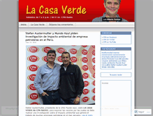 Tablet Screenshot of lacasaverdecpn.wordpress.com