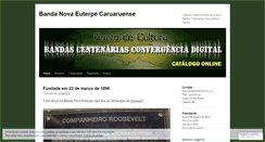 Desktop Screenshot of novaeuterpecaruaruense.wordpress.com