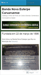 Mobile Screenshot of novaeuterpecaruaruense.wordpress.com