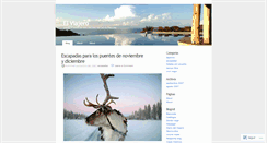 Desktop Screenshot of ciberviajes.wordpress.com