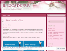 Tablet Screenshot of frivdejuegos.wordpress.com