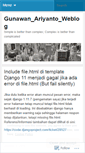 Mobile Screenshot of gariyanto.wordpress.com
