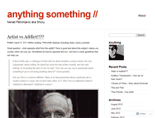 Tablet Screenshot of anythingsomething.wordpress.com