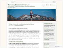 Tablet Screenshot of boulderrunningcompany.wordpress.com