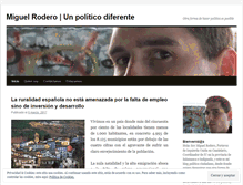 Tablet Screenshot of miguelrodero.wordpress.com