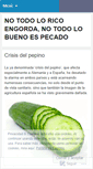 Mobile Screenshot of notodoloricoengordanotodolobuenoespecado.wordpress.com