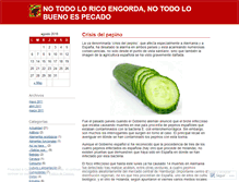 Tablet Screenshot of notodoloricoengordanotodolobuenoespecado.wordpress.com