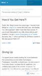 Mobile Screenshot of craiga.wordpress.com
