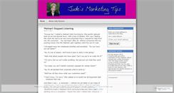 Desktop Screenshot of judyransommarketing.wordpress.com