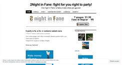 Desktop Screenshot of onenightinfane.wordpress.com