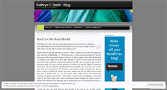 Desktop Screenshot of kathryncbabb.wordpress.com
