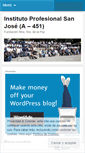 Mobile Screenshot of institutosanjose.wordpress.com
