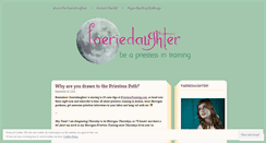 Desktop Screenshot of faeriedaughter.wordpress.com