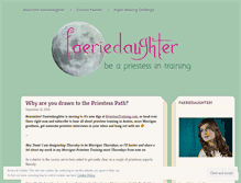 Tablet Screenshot of faeriedaughter.wordpress.com