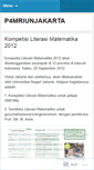 Mobile Screenshot of p4mriunjakarta.wordpress.com