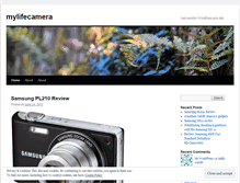 Tablet Screenshot of mylifecamera.wordpress.com