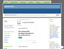 Tablet Screenshot of becky1506.wordpress.com