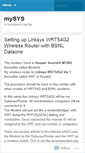 Mobile Screenshot of mysys.wordpress.com