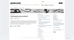 Desktop Screenshot of gtubbmedia.wordpress.com