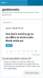 Mobile Screenshot of gtubbmedia.wordpress.com