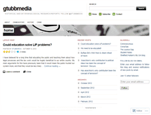 Tablet Screenshot of gtubbmedia.wordpress.com