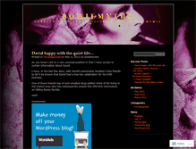 Tablet Screenshot of bowiemyths.wordpress.com