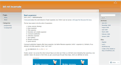 Desktop Screenshot of bitrotincarnate.wordpress.com