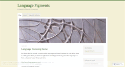 Desktop Screenshot of languagepigments.wordpress.com