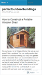 Mobile Screenshot of perfectoutdoorbuildings.wordpress.com