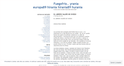 Desktop Screenshot of fuegofrio.wordpress.com