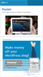 Mobile Screenshot of panteltechnology.wordpress.com