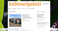 Desktop Screenshot of kulttuuripaletti.wordpress.com