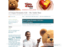 Tablet Screenshot of myteddybare.wordpress.com