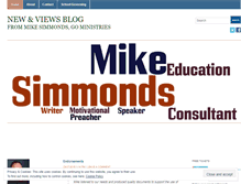 Tablet Screenshot of mjsimmonds.wordpress.com