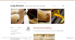 Desktop Screenshot of ladydisdain.wordpress.com