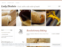 Tablet Screenshot of ladydisdain.wordpress.com