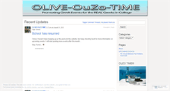 Desktop Screenshot of oliveouzo.wordpress.com