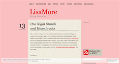 Desktop Screenshot of lisamore.wordpress.com