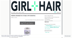 Desktop Screenshot of girlandhair.wordpress.com