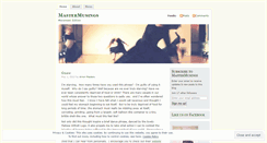 Desktop Screenshot of mastermusings.wordpress.com