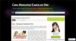 Desktop Screenshot of caramengatasiejakulasidiniampuh18.wordpress.com