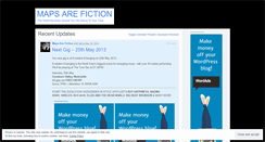 Desktop Screenshot of mapsarefiction.wordpress.com