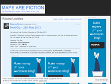 Tablet Screenshot of mapsarefiction.wordpress.com