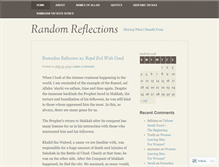 Tablet Screenshot of bintmushtaq.wordpress.com